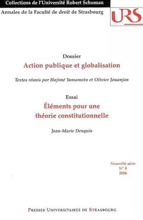 Couverture du produit · Action publique et globalisation