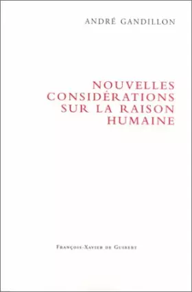 Couverture du produit · Nouvelles considérations sur la raison humaine
