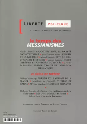 Couverture du produit · Le Temps des messianismes