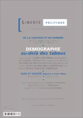 Couverture du produit · Liberté politique, numéro 12