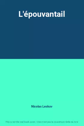 Couverture du produit · L'épouvantail