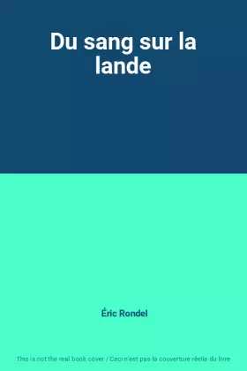 Couverture du produit · Du sang sur la lande