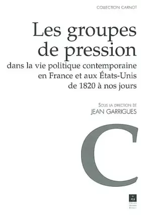 Couverture du produit · GROUPES DE PRESSION