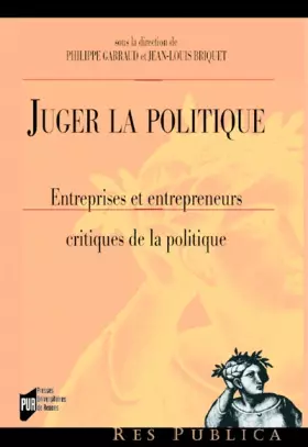 Couverture du produit · JUGER LA POLITIQUE