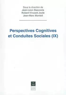 Couverture du produit · Perspectives cognitives et conduites sociales : Volume 9