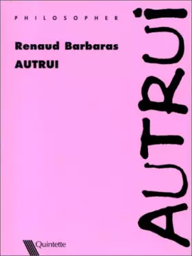 Couverture du produit · Autrui
