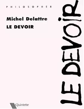 Couverture du produit · Le devoir