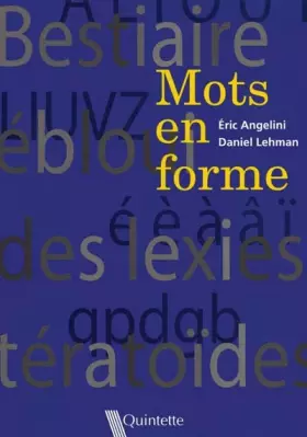 Couverture du produit · Mots en forme
