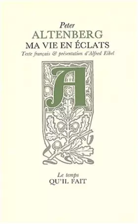 Couverture du produit · Ma vie en éclats