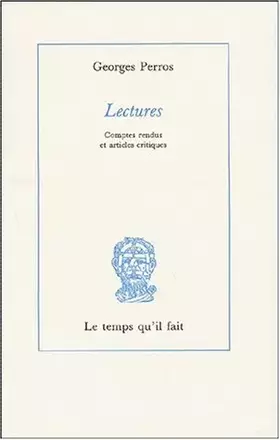 Couverture du produit · Lectures : Comptes rendus et articles critiques