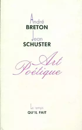 Couverture du produit · Art poétique