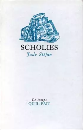 Couverture du produit · Scholies