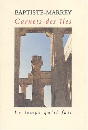 Couverture du produit · Carnets des îles
