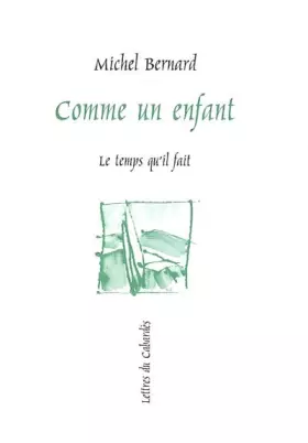 Couverture du produit · Comme un enfant