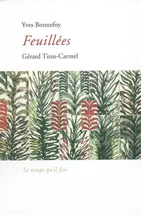 Couverture du produit · Feuillées