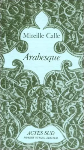 Couverture du produit · Arabesque