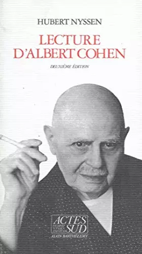 Couverture du produit · Lecture D'albert Cohen