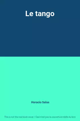 Couverture du produit · Le tango