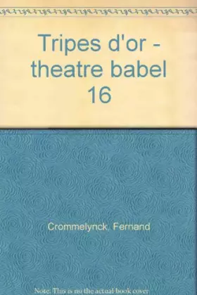 Couverture du produit · Tripes d'or