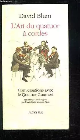 Couverture du produit · L'art du quatuor à cordes