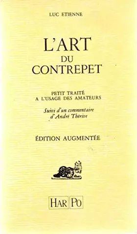 Couverture du produit · L'art du contrepet