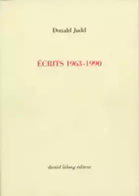 Couverture du produit · Ecrits 1963-1990