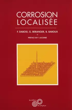 Couverture du produit · Corrosion localisée