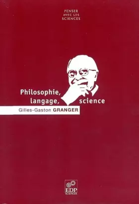 Couverture du produit · Philosophie, langage, science