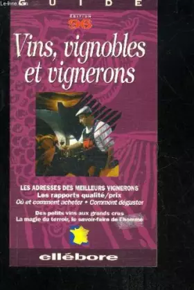 Couverture du produit · Guide des vins. Vignobles et vignerons
