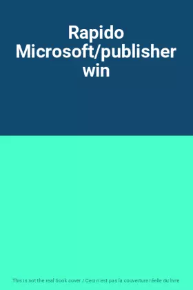 Couverture du produit · Rapido Microsoft/publisher win