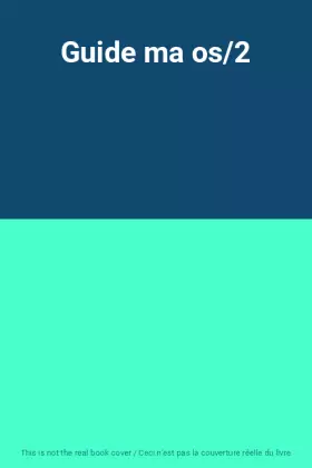Couverture du produit · Guide ma os/2