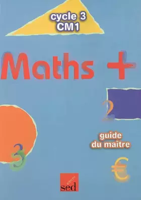 Couverture du produit · Maths + CM1: Guide du maître