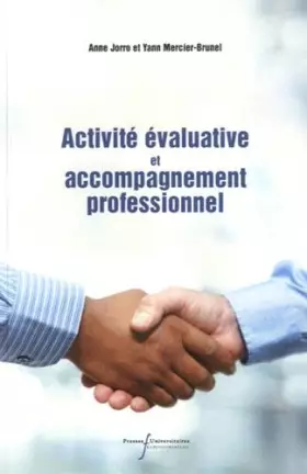 Couverture du produit · ACTIVITE EVALUATIVE ET ACCOMPAGNEMENT PROFESSIONNEL