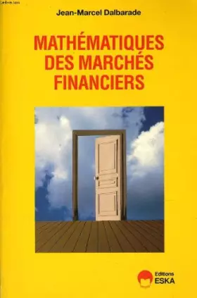 Couverture du produit · Mathématiques des marchés financiers