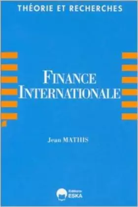 Couverture du produit · Finance internationale