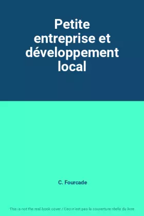 Couverture du produit · Petite entreprise et développement local