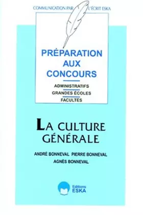 Couverture du produit · La culture générale