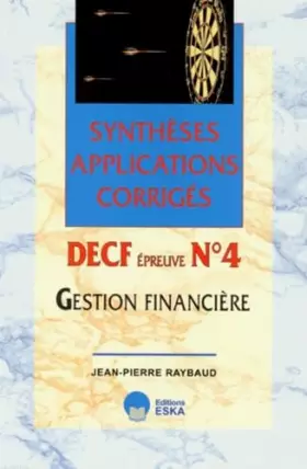 Couverture du produit · Gestion financière