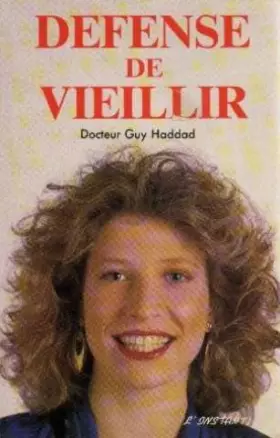 Couverture du produit · Défense de vieillir