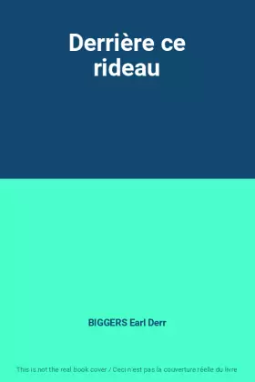 Couverture du produit · Derrière ce rideau