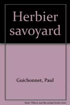 Couverture du produit · Herbier savoyard