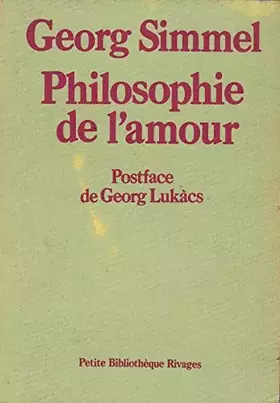 Couverture du produit · Philosophie de l'amour