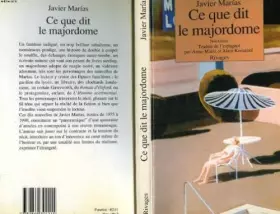 Couverture du produit · Ce que dit le majordome