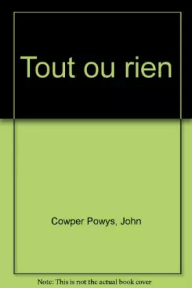 Couverture du produit · Tout ou rien