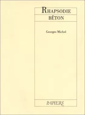 Couverture du produit · Rhapsodie béton