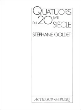 Couverture du produit · Quatuors du XXe siècle