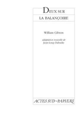 Couverture du produit · Deux sur la balançoire