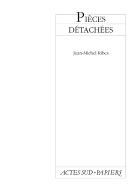 Couverture du produit · Pièces détachées