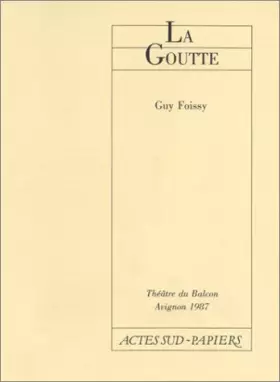 Couverture du produit · La Goutte