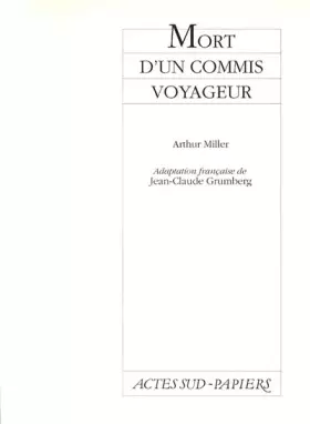 Couverture du produit · Mort d'un commis voyageur